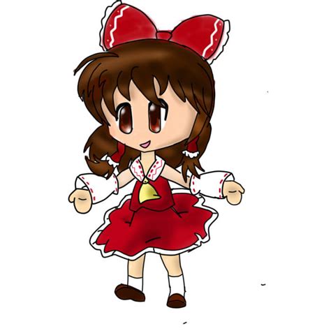 Touhou: Chibi Reimu by Rumeiiko on DeviantArt