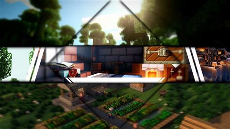 Banner Template No Text | Shooters Journal | Minecraft youtube banner ...