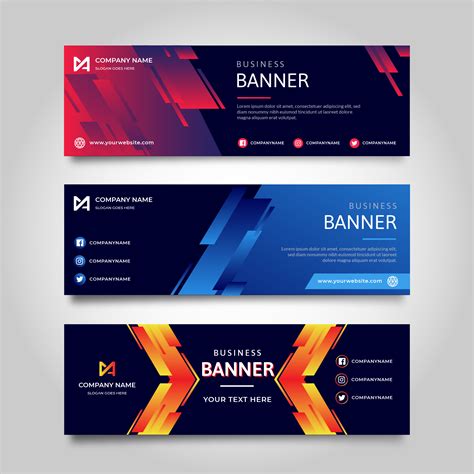 91+ Banner Templates Vector Free Download