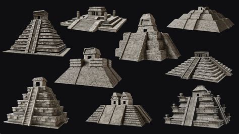 Aztec Mayan Mesoamerican Pyramids in Props - UE Marketplace