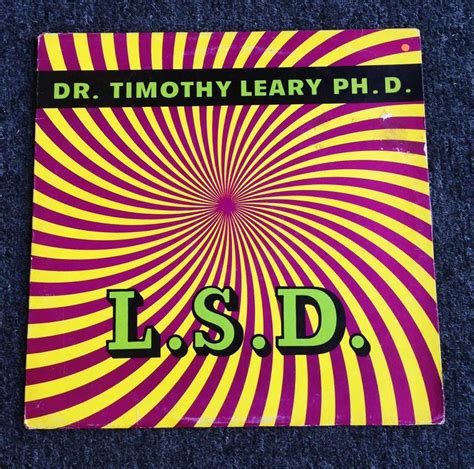 Timothy Leary - Rare L.S.D. Vinyl Record Dr. TIMOTHY LEARY PH.D., Print ...