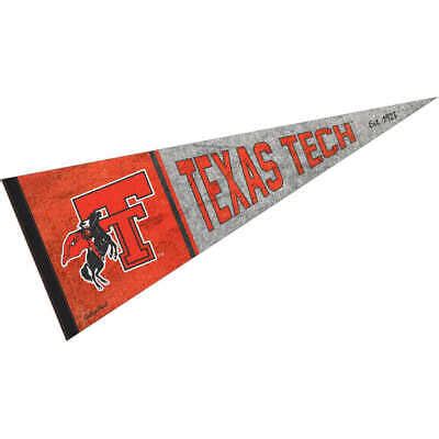 Texas Tech University Throwback Vintage Full Size Pennant | eBay