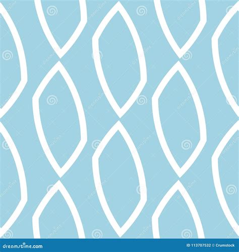 Navy Blue and White Geometric Ornament. Seamless Pattern Stock Vector ...