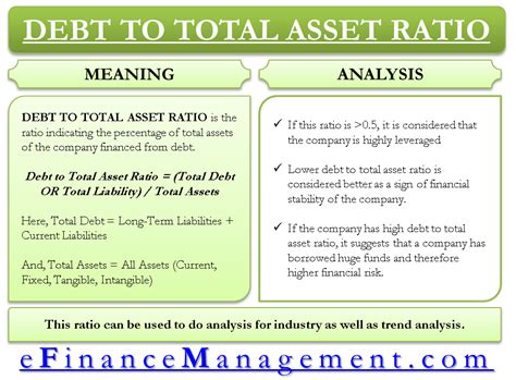 Debt to Total Asset Ratio | eFinanceManagement