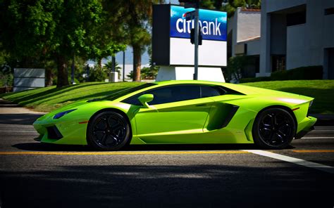 Green lamborghini aventador wallpaper | 1920x1200 | #17028