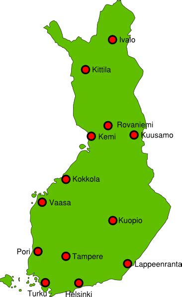 Finland Map Outline 180712 Clip Art at Clker.com - vector clip art ...