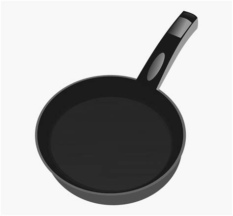 Cooking Pan Clipart - Cartoon Frying Pan, HD Png Download - kindpng