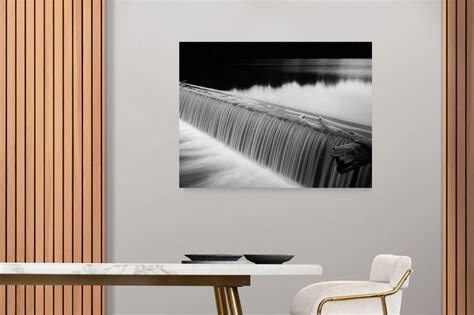 Waterfall Print Nature Photography Art Landscape Black & White Original ...