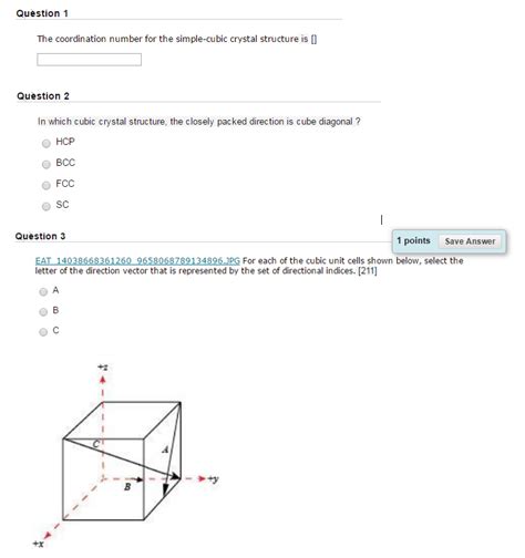 Solved The coordination number for the simple-cubic crystal | Chegg.com