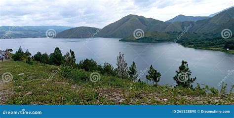 Lake Toba Samosir Island stock photo. Image of ridge - 265528890