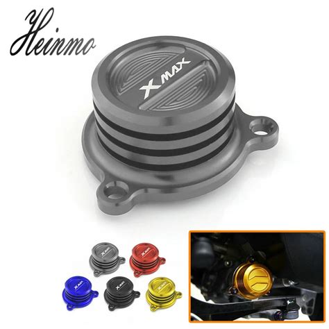 XMAX300 Engine Fuel Filter Tank Cover For Yamaha XMAX 300 250 125 ABS ...