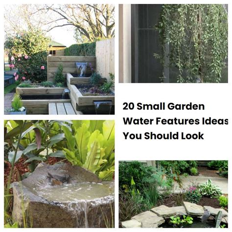 20 Small Garden Water Features Ideas You Should Look | SharonSable