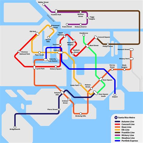 My city's metro system. This was done on the 7th Island Enhanced map ...