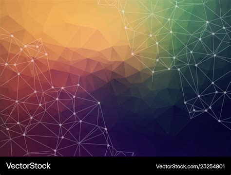 Colorful polygonal background abstract form Vector Image