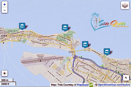 Map - Beaches in San Juan Puerto Rico & Best Beachfront Resorts