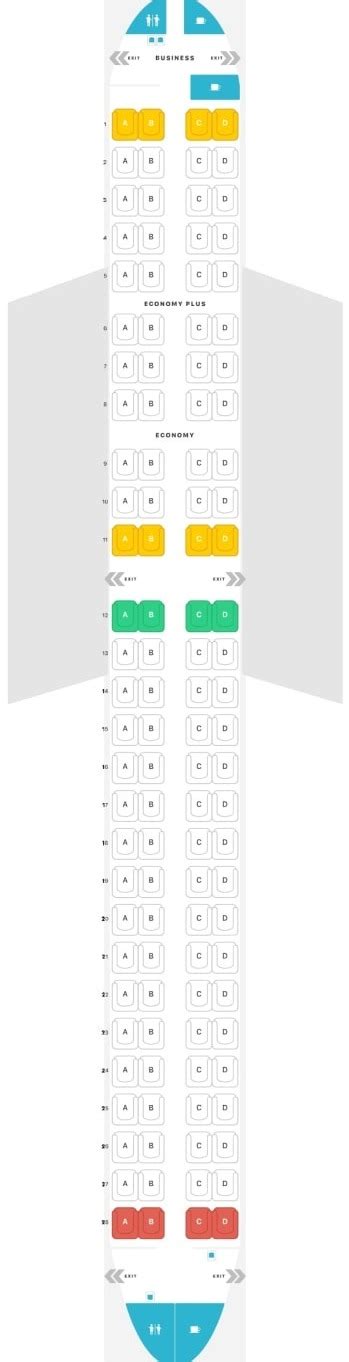 Embraer 195 Seating Chart