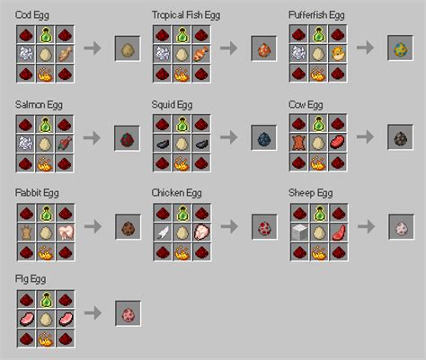 Stanley's Custom Recipes (Some Spawn Eggs) - Redstone, Commands and ...