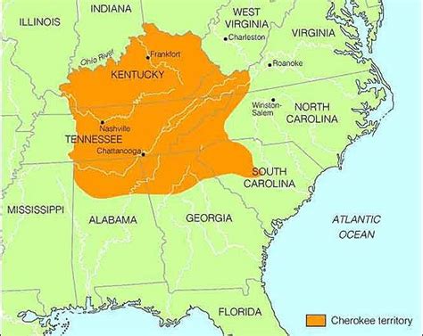 a map showing the location of kentucky and its major cities, as well as ...