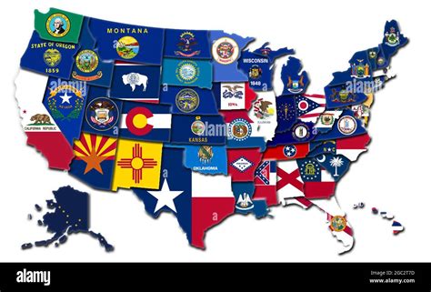 State Flags Map