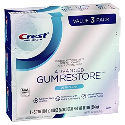 Crest Pro-Health Advanced Gum Restore Toothpaste, Deep Clean 3.7 Oz ...