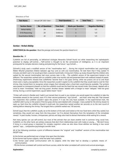 CAT Previous years question paper with solution(2017-2021)