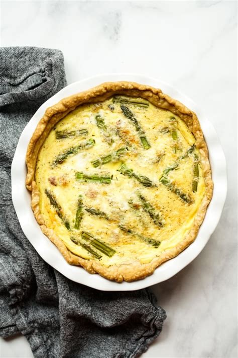 Asparagus and Ham Quiche - Joyous Apron