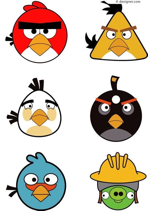 angry birds face clipart - Google Search | Angry birds, Angry birds ...