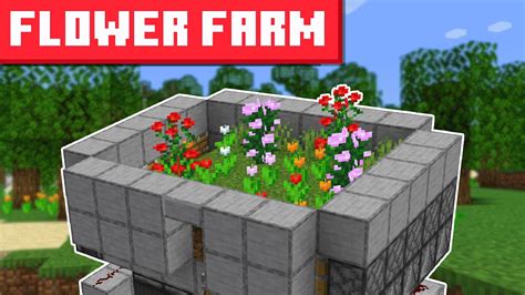 Minecraft Flower Farm 1.21 - BEST DESIGN - EASY BUILD - YouTube