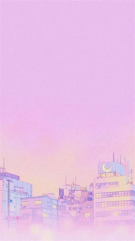 Download "The beauty of pastel pink aesthetic anime." Wallpaper ...