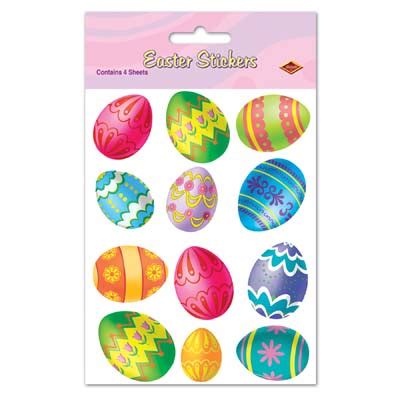 Buy Easter Egg Stickers - Cappel's Costumes and Party Supplies