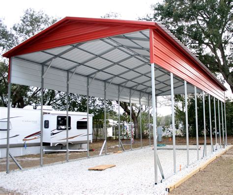 Metal Building With Rv Carport - Flooring Images