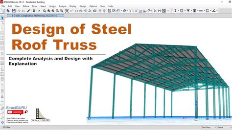 Steel Roof Truss Design Drawings - Design Talk