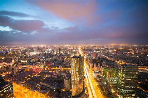 Remembrance in Spacetime: "Beijing City Skyline Night"