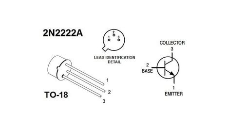 TRANSISTOR 2N2222 NPN METÁLICO | Tettsa - Tienda