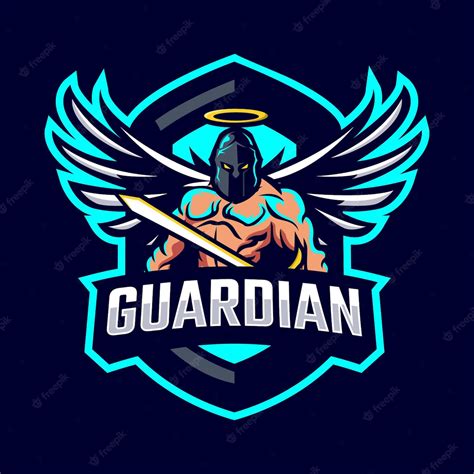 Premium Vector | Guardian mascot logo