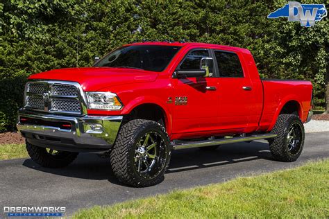 Red Dodge Ram 2500 — Dreamworks Motorsports