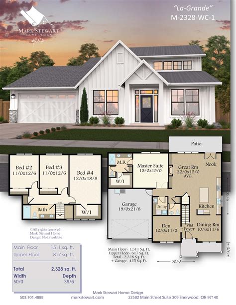 La-Grande | Cottage floor plans, House plans farmhouse, Open concept ...