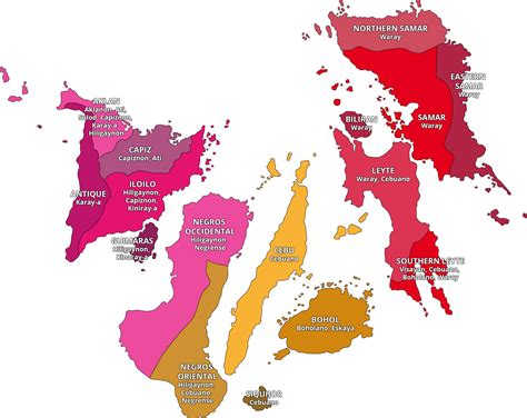 Map of Visayas | Ethnic Groups of the Philippines