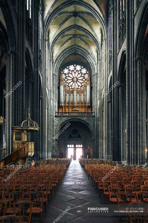 Clermont-Ferrand Cathedral, Clermont-Ferrand, France — chair ...