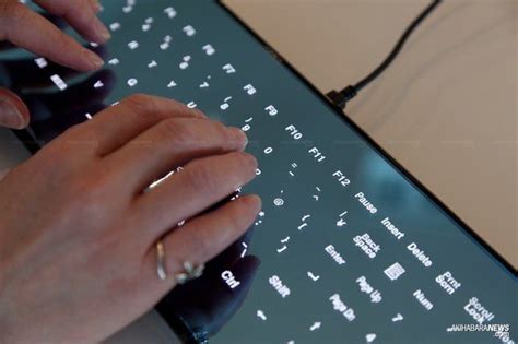 Flat, Shiny Keyboard Is Actually a Touchscreen [VIDEO] | Keyboard ...