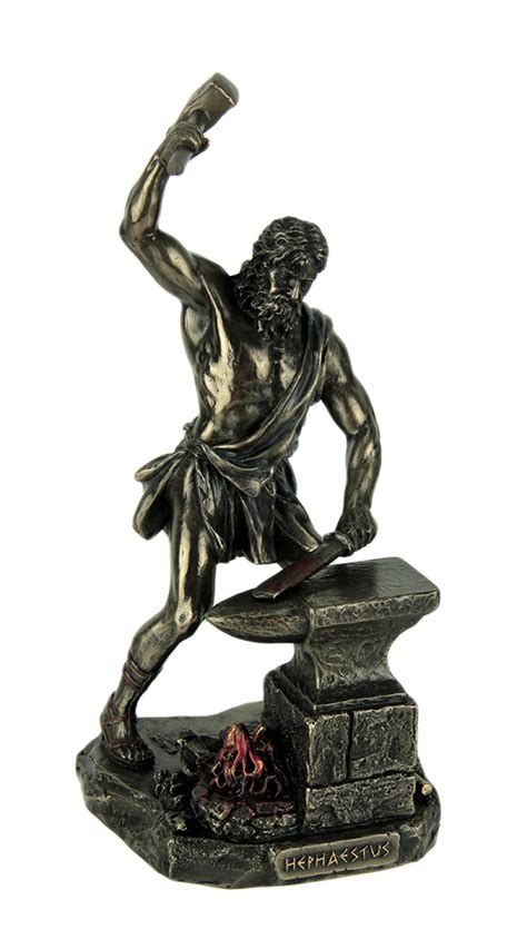 Hephaestus Greek God of Fire and Forge Bronze Finished Statue | eBay