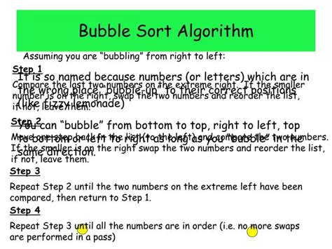 PPT - Bubble Sort Algorithm PowerPoint Presentation, free download - ID ...