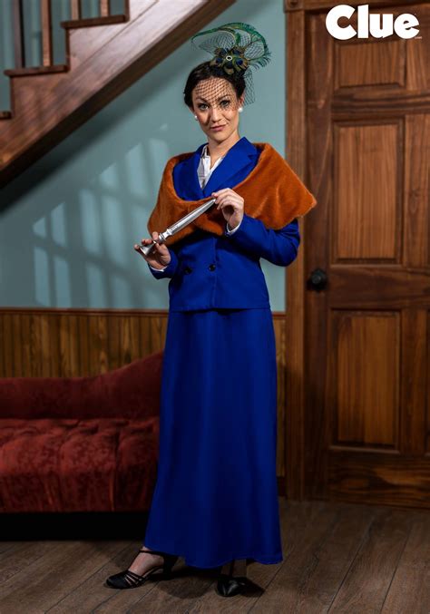 Mrs. Peacock Clue Women's Costume