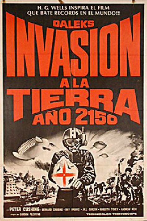 Daleks' Invasion Earth 2150 A.D. Original 1967 Argentine Movie Poster ...