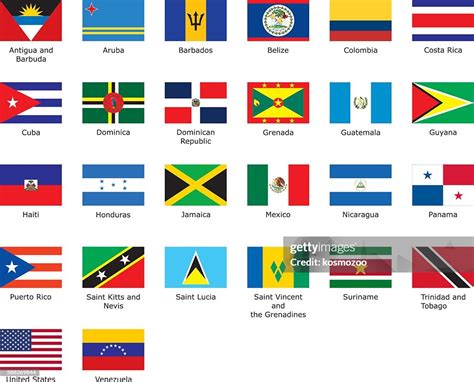 Flags Of Caribbean High-Res Vector Graphic - Getty Images