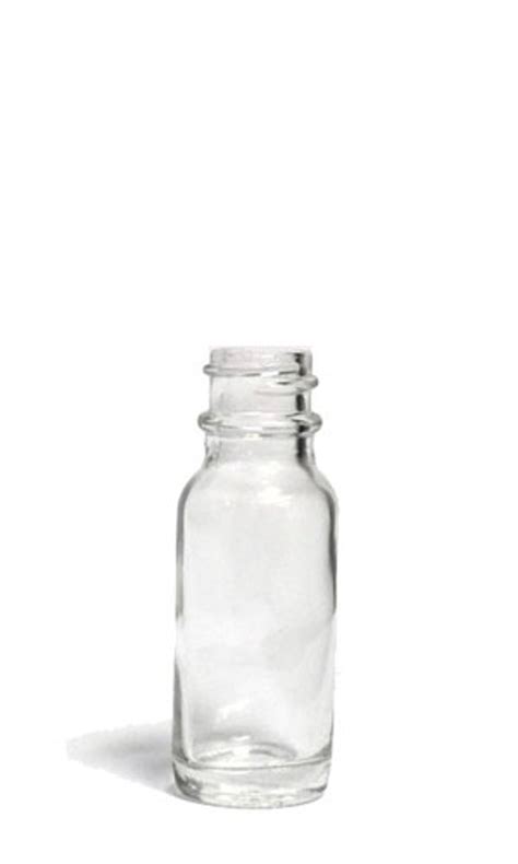 15ml Clear Glass Euro Bottle