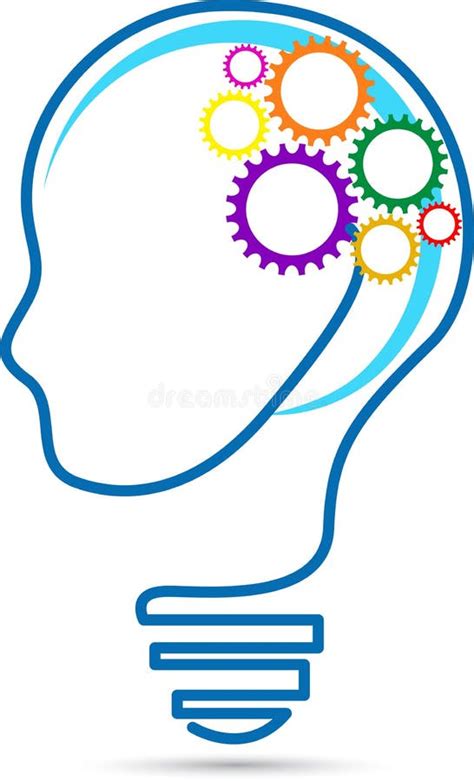 Head Gears Thinking Stock Illustrations – 1,882 Head Gears Thinking ...