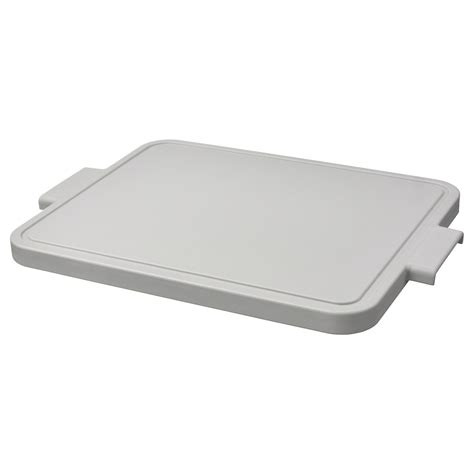 LILLHAVET cutting board, light gray, 19 ¼x13 ¾" - IKEA