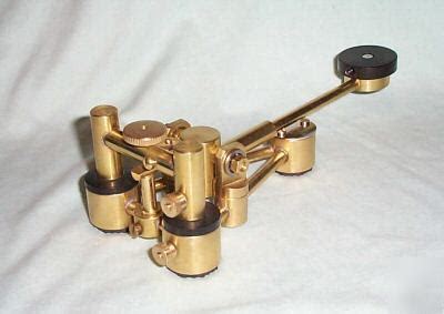 A special handmade morse code telegraph key