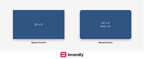 Standard Business Card Sizes (+ free templates) | Brandly Blog